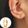 1 Piece Simple Style Commute Geometric Inlay Copper Zircon Ear Cuffs