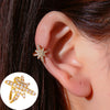 1 Piece Simple Style Commute Geometric Inlay Copper Zircon Ear Cuffs