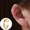 1 Piece Simple Style Commute Geometric Inlay Copper Zircon Ear Cuffs