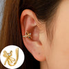 1 Piece Simple Style Commute Geometric Inlay Copper Zircon Ear Cuffs