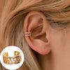 1 Piece Simple Style Commute Geometric Inlay Copper Zircon Ear Cuffs