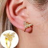 1 Piece Simple Style Commute Geometric Inlay Copper Zircon Ear Cuffs