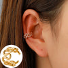 1 Piece Simple Style Commute Geometric Inlay Copper Zircon Ear Cuffs