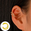 1 Piece Simple Style Commute Geometric Inlay Copper Zircon Ear Cuffs