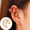 1 Piece Simple Style Commute Geometric Inlay Copper Zircon Ear Cuffs