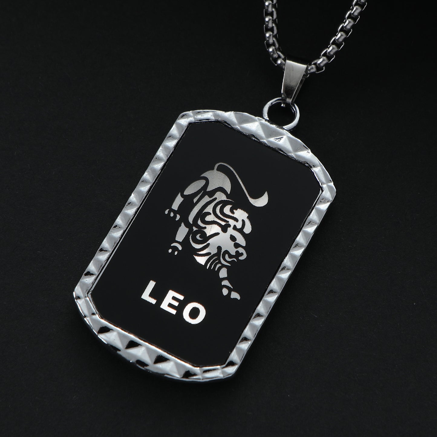 Steel Exaggerated Funny Constellation Pendant Necklace