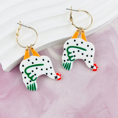 1 Pair Cartoon Style Cute Animal Arylic Drop Earrings