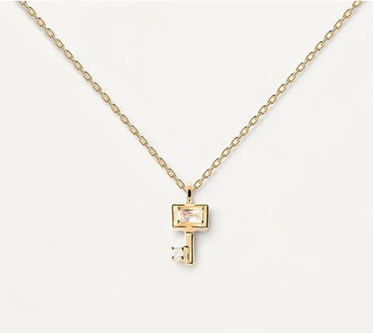 Simple Style Classic Style Solid Color Alloy Copper Inlay Zircon Women's Pendant Necklace