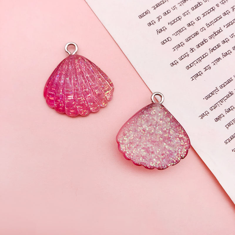 1 Piece Resin Star Heart Shape Grape Pendant