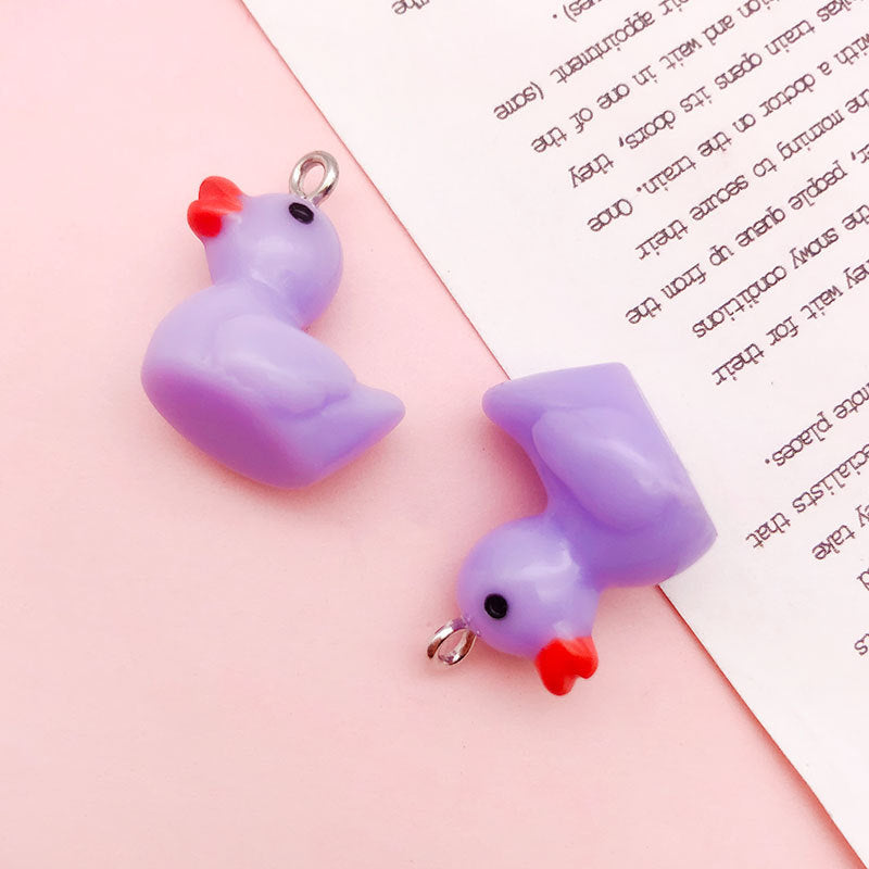 1 Piece Resin Star Heart Shape Grape Pendant