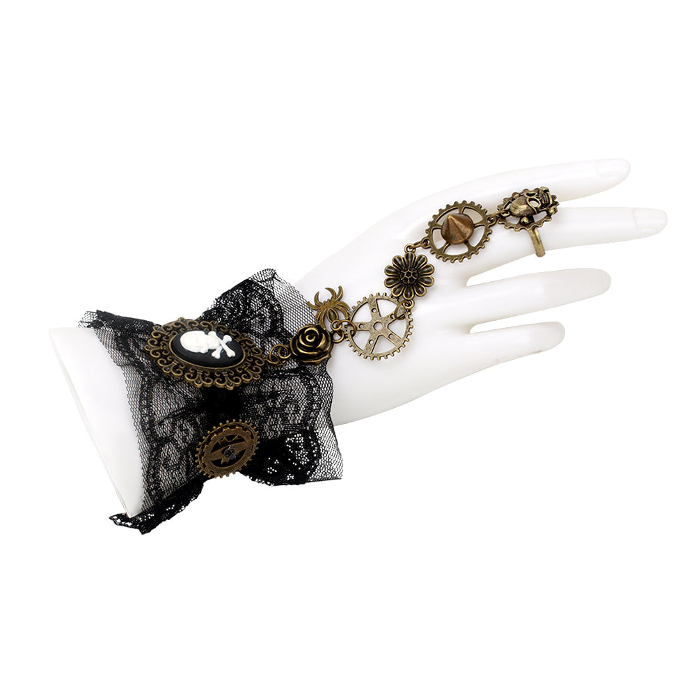 Retro Punk Geometric Lace Women's Bracelets