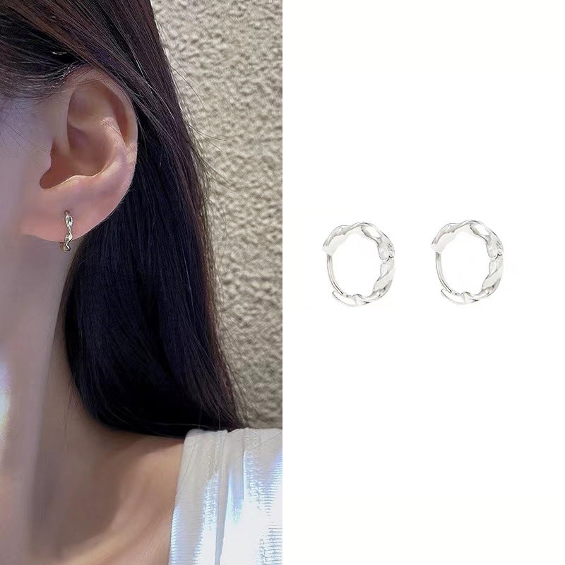 1 Pair IG Style Geometric Plating Inlay Copper Zircon Earrings