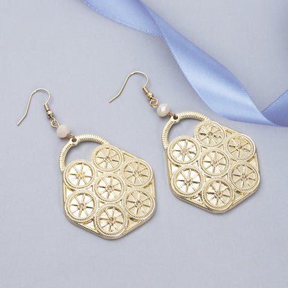 1 Pair Casual Simple Style Bag Alloy Drop Earrings