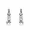 1 Pair Modern Style Simple Style Zipper Plating Copper Zircon Ear Studs