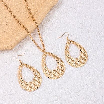 Classic Style Water Droplets Alloy Women's Jewelry Set