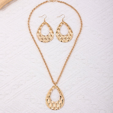Classic Style Water Droplets Alloy Women's Jewelry Set
