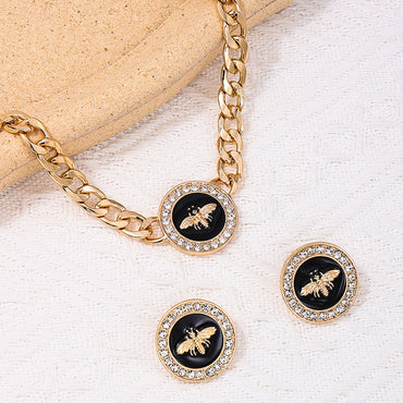 Sweet Classic Style Bee Alloy Women's Jewelry Set