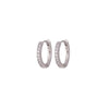 1 Pair Elegant Luxurious Romantic Circle Handmade Inlay Copper Zircon K Gold Plated White Gold Plated Earrings