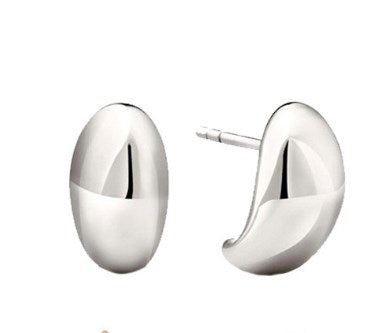 1 Pair Simple Style Geometric Solid Color Plating Stainless Steel Hoop Earrings