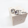 1 Pair Simple Style Solid Color Plating Stainless Steel 18K Gold Plated Ear Studs