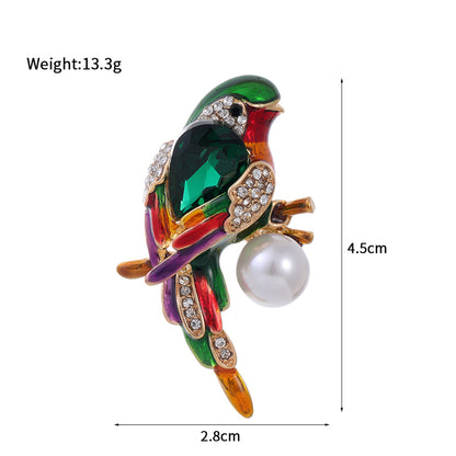 IG Style Animal Alloy Inlay Rhinestones Unisex Brooches