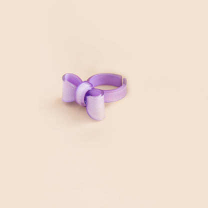 Wholesale Jewelry Cute Bow Knot Plastic Rings