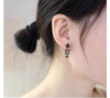 1 Pair Simple Style Fish Plating Inlay Copper Zircon Ear Studs