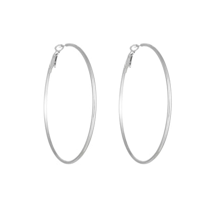 1 Pair Simple Style Geometric Plating Titanium Steel Earrings