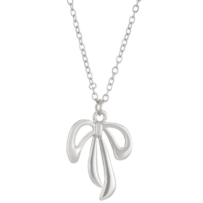 IG Style Bow Knot Alloy Plating Women's Pendant Necklace