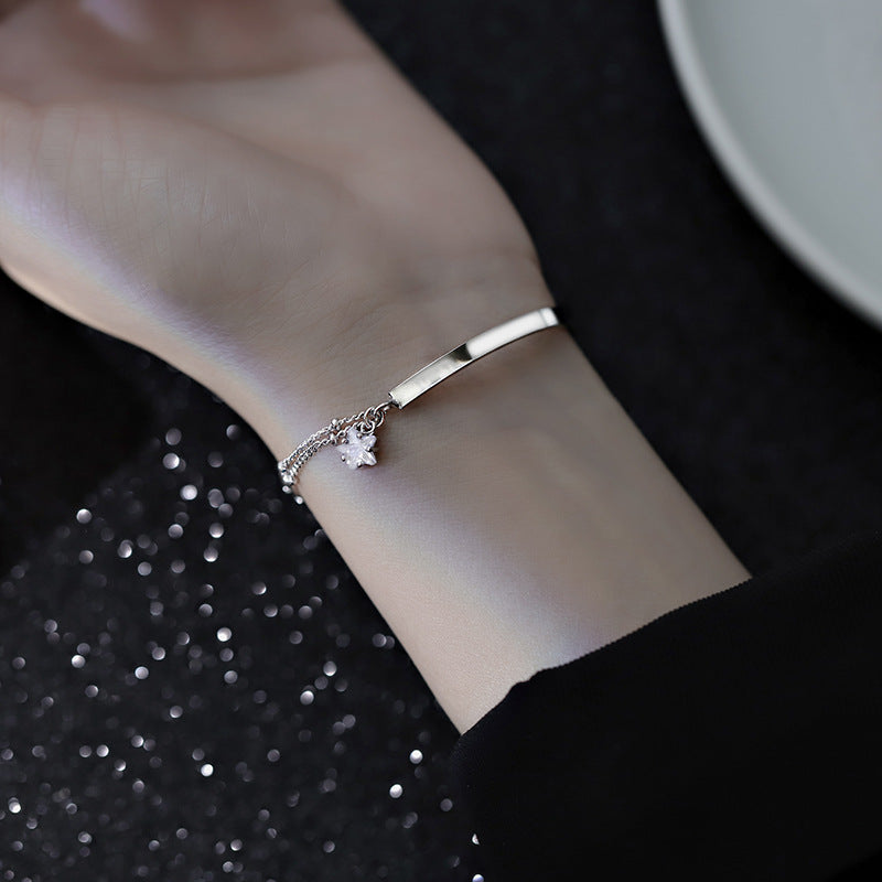 Casual Simple Style Solid Color Copper Plating Bracelets