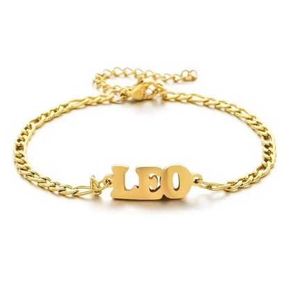 Copper White Gold Plated Gold Plated Simple Style Letter Copper Bracelets