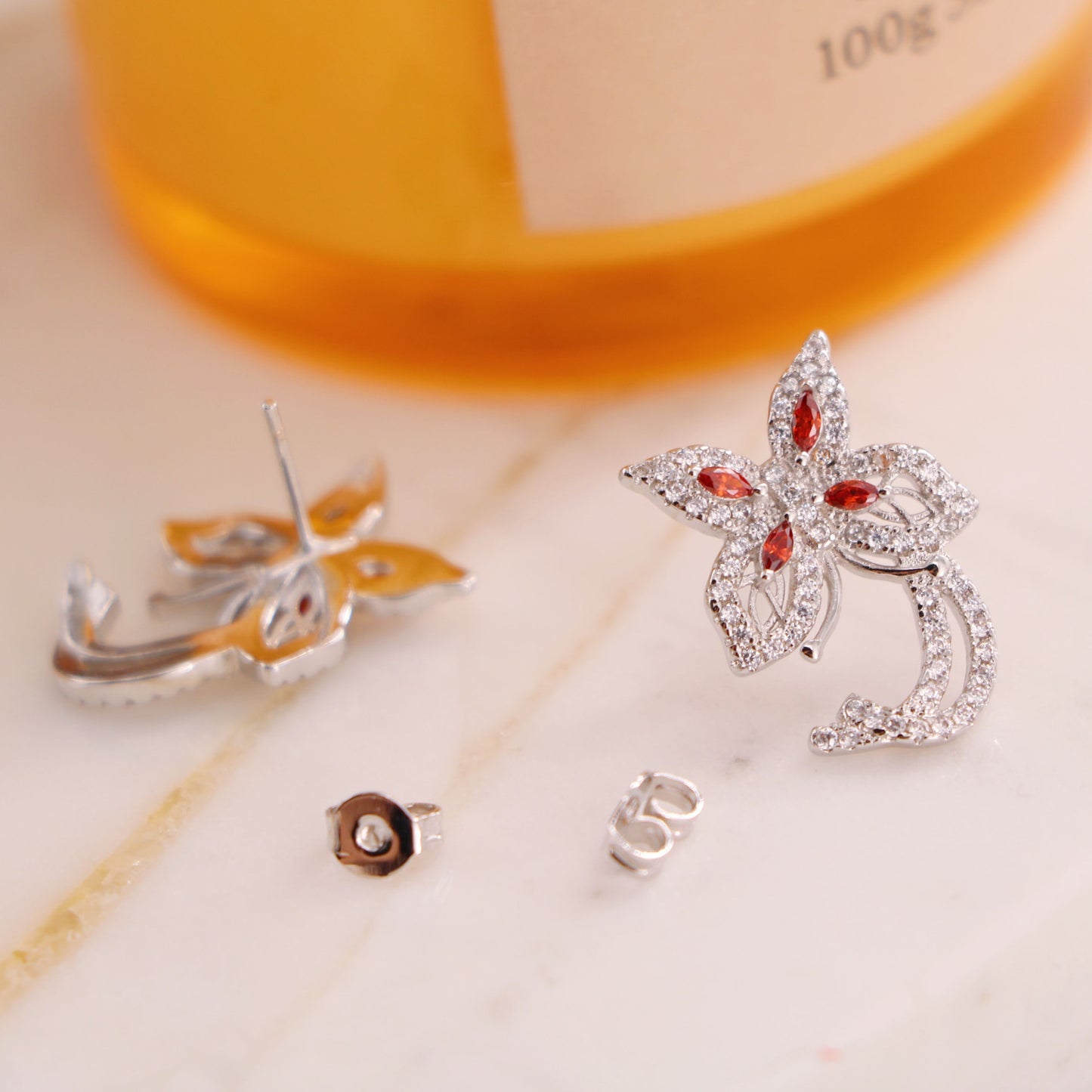 1 Pair Ethnic Style Shiny Butterfly Plating Inlay Copper Zircon Ear Studs