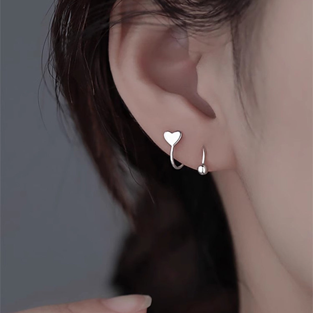 1 Pair Simple Style Star Stainless Steel Ear Studs