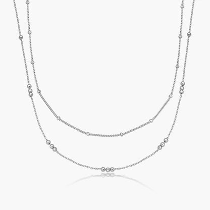 Sterling Silver 18K Gold Plated White Gold Plated Casual Simple Style Geometric Necklace