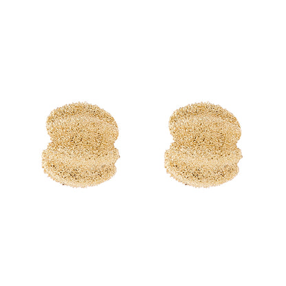 1 Pair Elegant Luxurious Geometric Plating Alloy Gold Plated Ear Studs