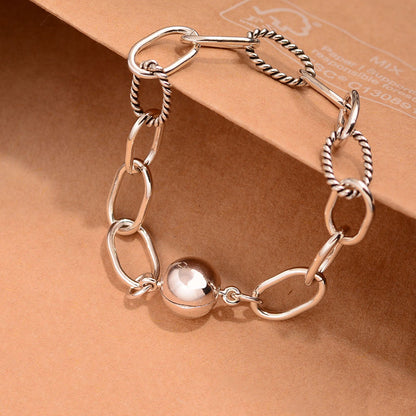 Copper Simple Style Solid Color Bracelets