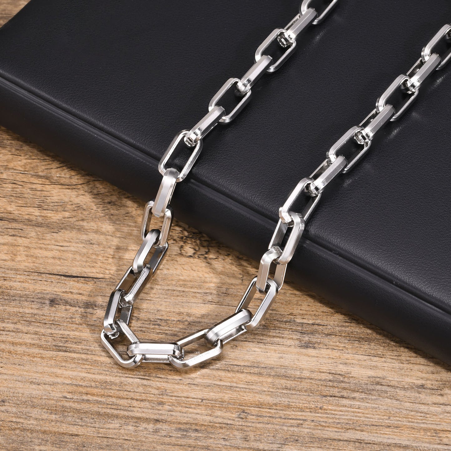 Stainless Steel Rock Simple Style Streetwear Solid Color Bracelets Necklace