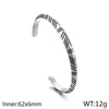 Stainless Steel Simple Style Solid Color Bangle