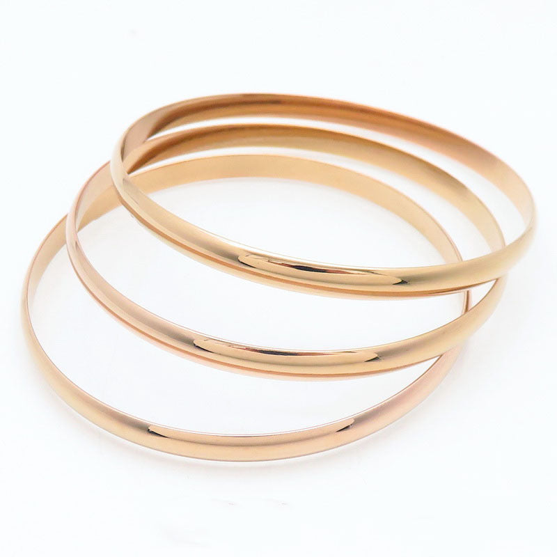 European And American Fashion Vacuum Vapor Plating Multicolor Round Bangle Bracelet Titanium Steel Women's Bangle Retail And Wholesale Supply