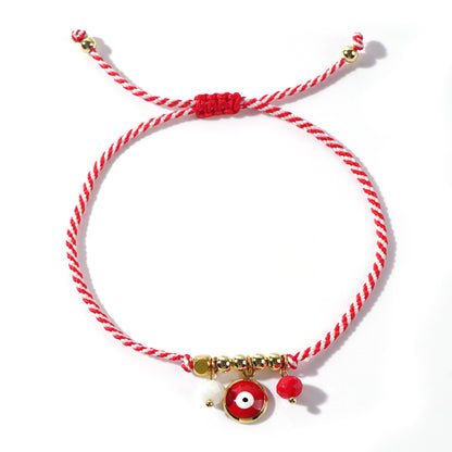 Ethnic Style Color Block Alloy Handmade Women's Bracelets