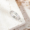 304 Stainless Steel Casual Simple Style Star Heart Shape Chains Print Hollow Out Rings