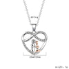 Sterling Silver Simple Style Commute Map Heart Shape Pendant Necklace