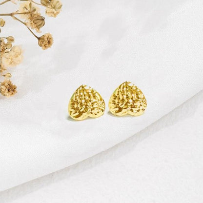 1 Pair Vacation Commute Geometric Round Asymmetrical Plating 304 Stainless Steel 18K Gold Plated Ear Studs