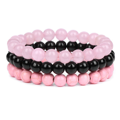 Fashion Marble Crystal Beaded Bracelets