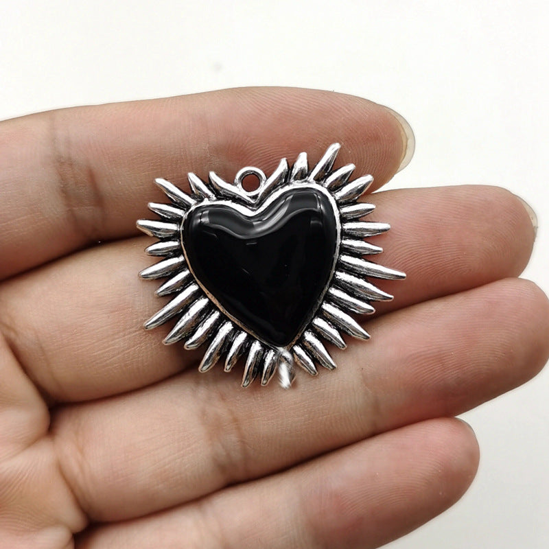 1 Piece Alloy Heart Shape Pendant