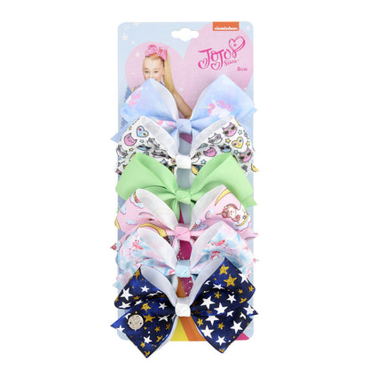 Cute Unicorn Mermaid Bow Hairpin Set