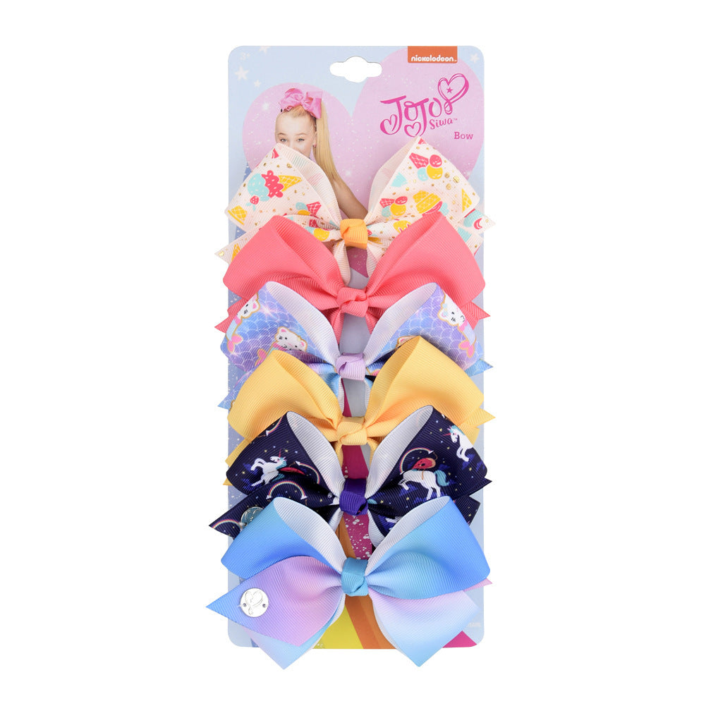 New Children's Bow Hairpin Set