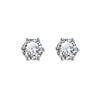 1 Set Fashion Geometric Alloy Plating Inlay Zircon Women's Earrings