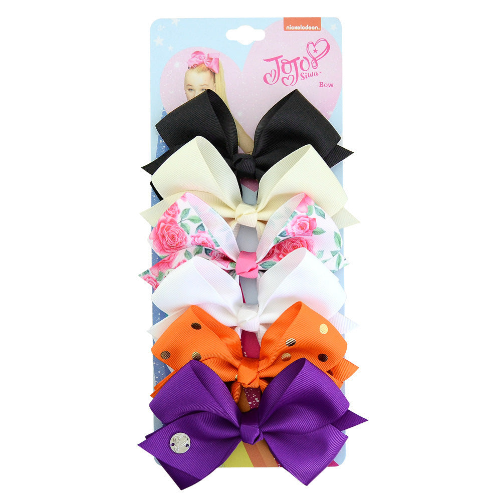 New Children's Bow Hairpin Set