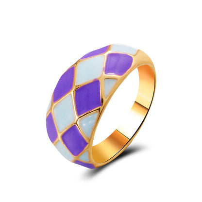 Fashion Geometric Alloy Plating No Inlaid Women's Rings